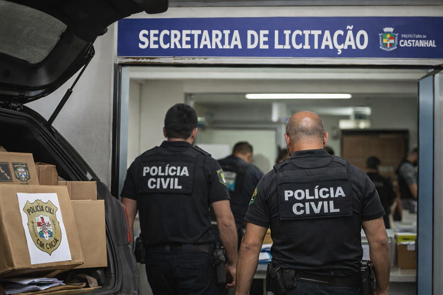 Polícia Civil faz operação na Secretaria de Licitação de Castanhal e Prefeitura não esclarece detalhes